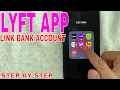 How To Link Connect Bank To LYFT App