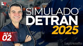 SIMULADO DETRAN QUESTÕES 2025 - AULA 02 #SimuladoLegTransito2025 #Detran2025