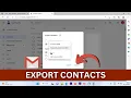 Gmail Contacts Export How to Export Google Contacts to CSV
