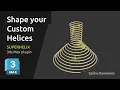 SuperHelix 3ds Max Tutorial Understanding the UI and Key Parameters for Helix Creation