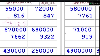 Pre AoPS borrowing subtractions
