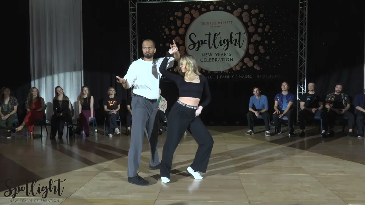 Spotlight New Year's Celebration 2024/2025 Intermediate Jack & Jill Kunal Garde & Bella Johns