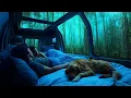Download Lagu Zware regen en onweer in de auto ⛈️ 3 uur ASMR voor diepe slaap en ontspanning