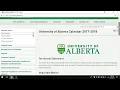 University Calendar How to