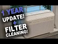 Midea U Smart Inverter Window AC 1 Year Update How to Clean Filter