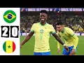 Brazil vs Senegal 2-0 Highlights \u0026 All Goals 2025 HD