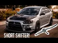 Short Shifter Install on FAKE EVO X