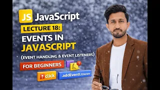JavaScript Lecture 18 Events in JavaScript Event Handling Event Listeners