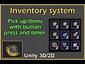 Unity Pick up item with button - Tutorial 2022