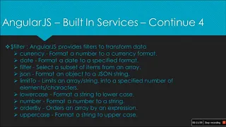 AngularJS Tutorial - Part 4