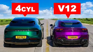 ¿Este Lotus será más rápido que un Ferrari V12 y un Lambo V10? ARRANCONES