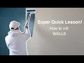 Super Quick Lesson How to roll a wall with paint