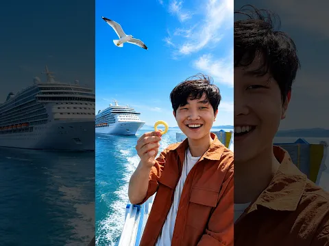 Yejun's Family Trip Car Ferry Ship for Kids #shorts
