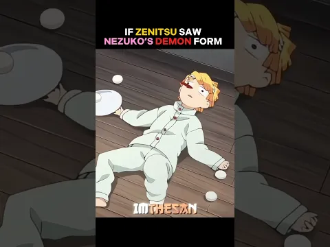 Zenitsu would go crazy😭🤣 #fyp #demonslayer #foryou #kny