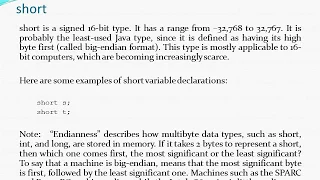 Integers - Java byte short int long