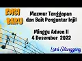 Mazmur Tanggapan||EDISI BARU|| Minggu Adven II || 4 Desember 2022 || Lasri Sitanggang