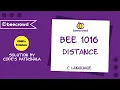 beecrowd Problem 1016 Distance solution Bangla C language