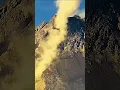 Download Lagu Merapi Volcano #eruption CRUMBLING edifice May 21, 2023 #indonesia  #shorts