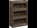 Sauder Barrister Lane Bookcase Iron Oak finish Review