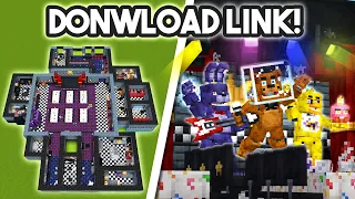 i built the entire fnaf 1 map in minecraft start to finish 