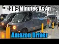 POV My Full Shift Working in Rivians Amazon Electric Van