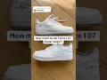 Download Lagu How much do Air Force 1 07’ boost height #nike #sneakers #airforce1 #heightincrease #basketball