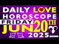 Daily Love Horoscope June 20 2025 - Love Horoscope for Today SunSigns Org