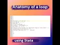 Anatomy of a loop in Stata using foreach