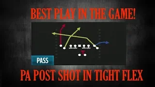 HOW TO RUN PA POST SHOT IN TIGHT FLEX BEST PLAY IN THE GAME