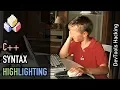 DevTools hacking C syntax highlighting