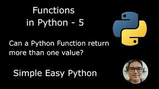 Can Function Return Multiple Values Functions in Python - Part 5