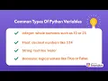 Introduction to Python Variables