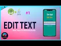 Android Studio How to get Edit Text User Input in Android Studio 2024