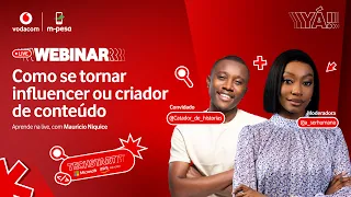 Terceira Live Youth Webinar Vodacom com Ivandra Jofane e Maurício Niquice
