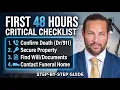 What to Do When Someone Dies The First 48 Hours Step-by-Step Guide