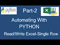 Python Automation Read Write Data From Excel Python Tutorial Nitya Cloudtech