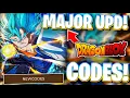 SSJB UPD ALL BRAND NEW DRAGON BLOX CODES ON ROBLOX MAJOR UPDATE CODES FOR DRAGON BLOX