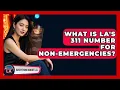 What Is LA s 311 Number For Non-emergencies - Everything About LA