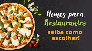 Como escolher os melhores nomes para restaurantes - Renata Carbonero