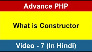 Advance PHP - Part 7