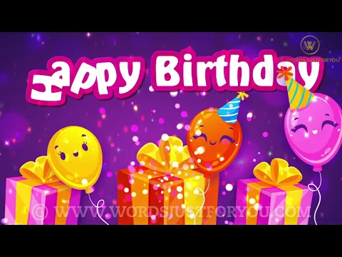 Download MP3 Animated Happy Birthday Gif with Sound Video Card - WordsJustforYou.com
