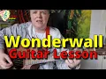 Wonderwall Oasis Guitar Lesson