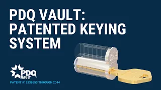 PDQ VAULT Patented Keying System for Maximum Security Seamless Integration