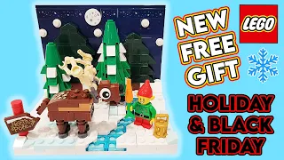 NEW LEGO GIFT WITH PURCHASE | Santa's Front Yard 40484 Review