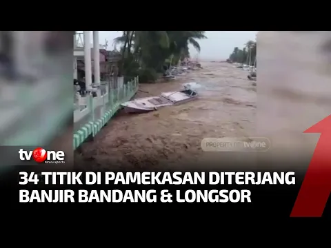 Banjir Bandang Landa Pamekasan, Puluhan Perahu Nelayan Hanyut Tersapu