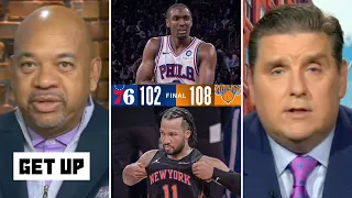 GET UP | This series is OVER! - Wilbon & Windhorst on Knicks beat 76ers in Game 2 to lead 2-0 series