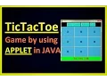 How to Create TicTacToe Game in JAVA by using APPLET Java Project Game Project