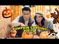 Watch us carve Anime Pumpkins