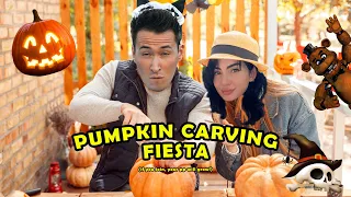 Watch us carve Anime Pumpkins
