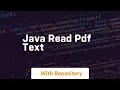 java read pdf text